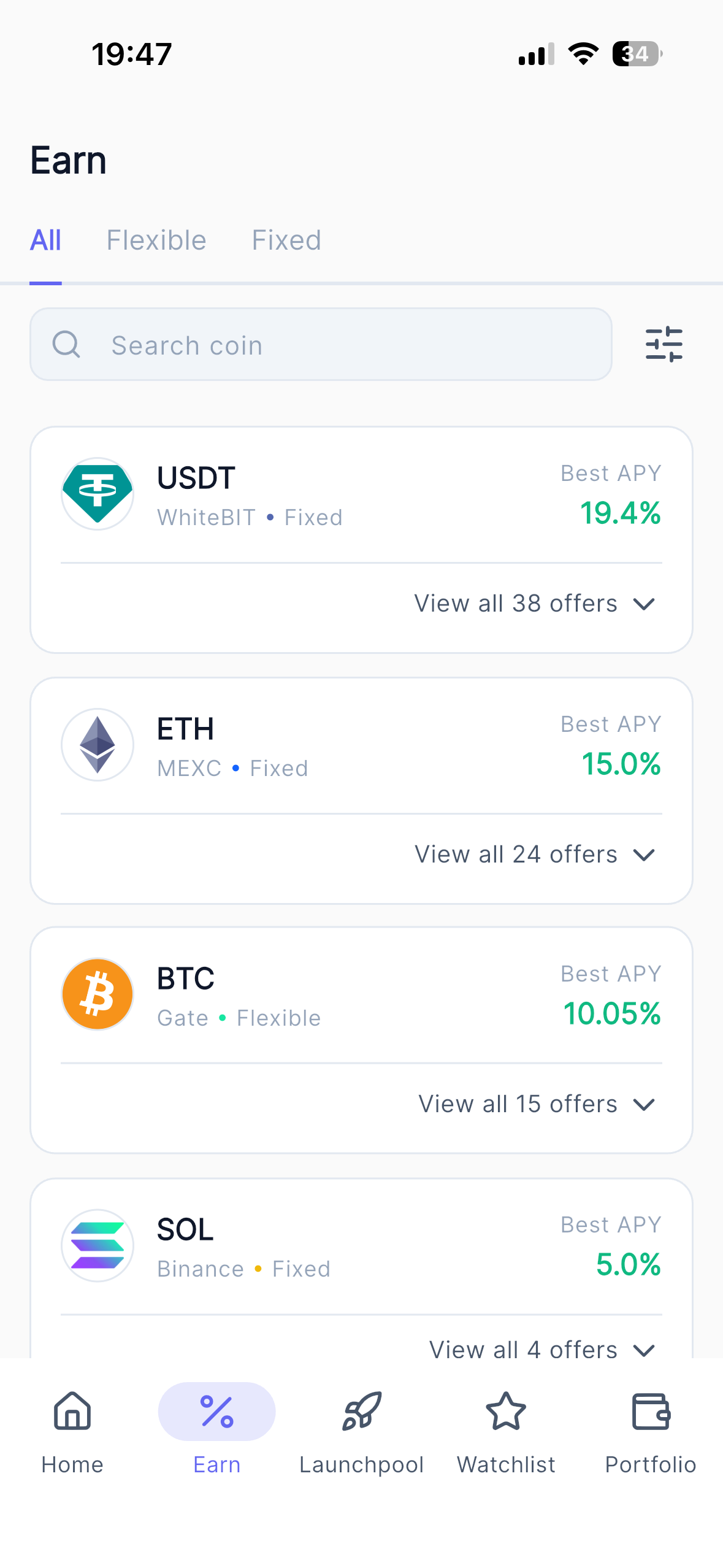 Polarly — Earn